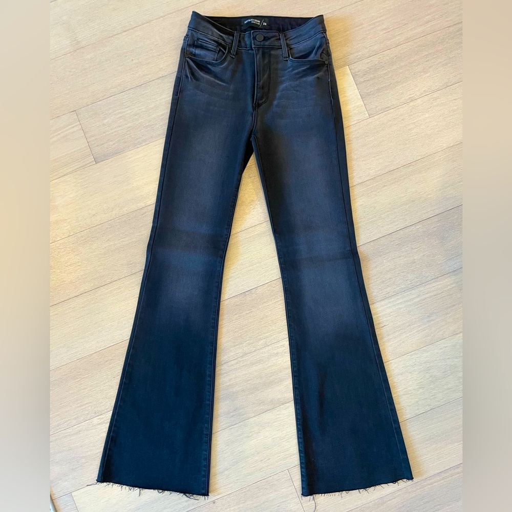 NEVER WORN Just Black High Waisted flare jeans